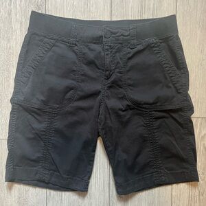 Black Bermuda Cargo Shorts Size 8